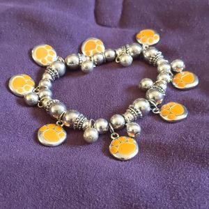 Clemson sterling silver jewelry set
